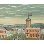 Nikifor Krynicki (1895 Krynica - 1968 Folusz), Blick auf die Stadt