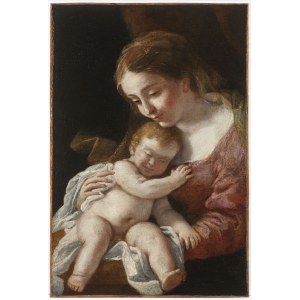 Ciro Ferri (1633-1689),, Ciro Ferri (1633-1689), Madonna with Sleeping Child