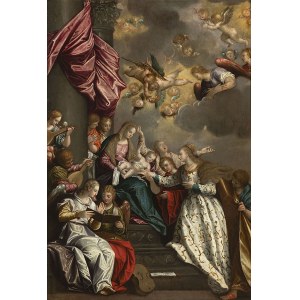Denys Calvaert, called, Denys Calvaert, called “Dionisio Fiammingo”, 1540 Antwerp - 1619 Bologna MYSTICAL MARRIAGE OF SAINT CATHERINE