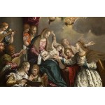 Denys Calvaert, called, Denys Calvaert, called “Dionisio Fiammingo”, 1540 Antwerp - 1619 Bologna MYSTICAL MARRIAGE OF SAINT CATHERINE