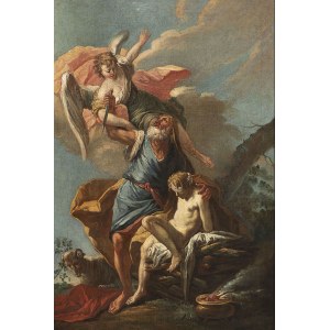 Giovanni Battista Pittoni (1687-1767), Giovanni Battista Pittoni (1687-1767) - attributed The Sacrifice of Isaac / Abraham Sacrificing His Son Isaac