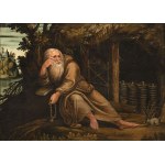 Maître italien du 16e siècle,, Maître italien du 16e siècle, Saint Spyridon et Saint Macaire d'Egypte