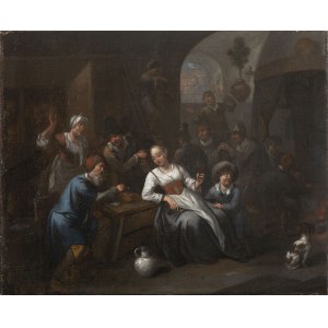 Attributed to Bernardus van Schendel,, Attributed to Bernardus van Schendel, 1649 - 1709, Tavern scene