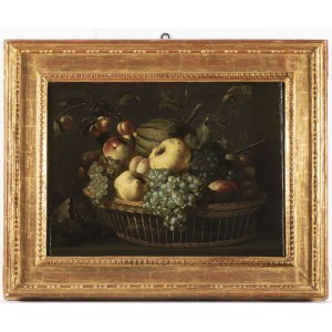 Peter van Boucle (ca. 161-1673),, Peter van Boucle (ca. 161-1673), Still Life with Basket and Fruit