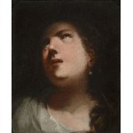 Venetian painter of 17th century, PORTRAIT OF YOUNG WOMAN