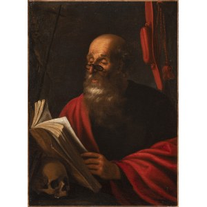 Caravaggist, 1st half of the 17th Century, Caravaggist, 1st half of the 17th Century, Saint Jerome