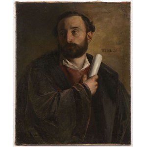 19th century painter, 19th century painter PORTRAIT OF TITIAN