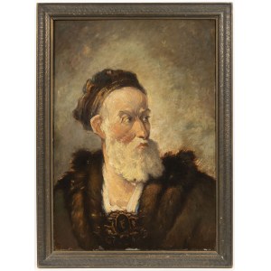 European painter 19th century, Portrait of a bearded man