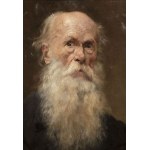 Gustáv Mallý. 1879-1952, Portrait of an old man with a beard