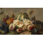 German painter of the 19th century around 1800, Pair of paintings FRUIT STILL LIFE
