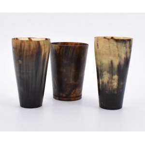 Probably Alpine 19th century, Three corner cups