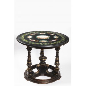 Italy, early 19th century, Yery fine micro-mosaic Salon Table