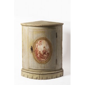 Probably Italy, Late 18th Century, Corner Cabinet, Probably Italy, Late 18th Century