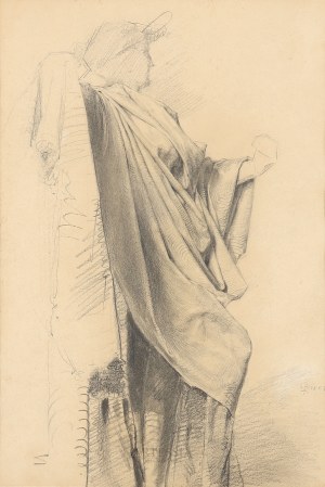 Henryk Rodakowski (1823-1894), Studium szaty personifikacji Dramatu, 1883