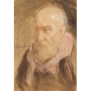 Teodor Axentowicz (1859-1938), Portret starca