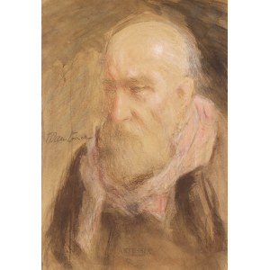 Teodor Axentowicz (1859-1938), Portrét starého muža