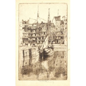Joseph Pankiewicz (1866-1940), Old port of Honfleur, 1906