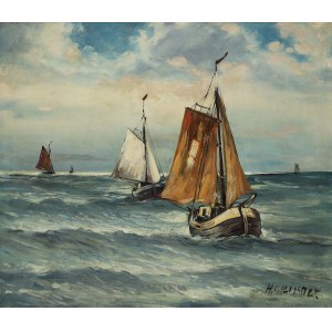 Hans Gleissner (1880-1935), Kutry rybackie na morzu