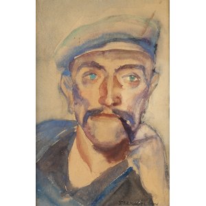 Martin Sternagel (1893-1943), Portrét námořníka s dýmkou, 1926