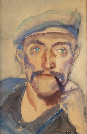 Martin Sternagel (1893-1943), Portret marynarza z fajką, 1926