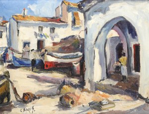 Jose Camps Gordon (1894-ok.1989), Port w Hiszpanii (Cadagues?)