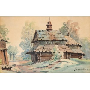 Mieczyslaw Szczerbinski (1900?-1981), Wooden church, 1933