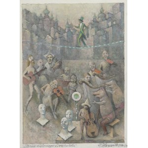 Ildefons Houwalt (1910-1987), Tanec zeleného lanaře, 1970-84