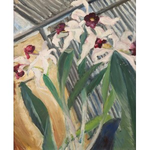 Michalina Krzyzanowska (1883-1962), Orchids 4, 1956