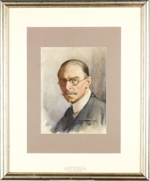 Stanisław Sawiczewski (1866-1943), Autoportret, 1933