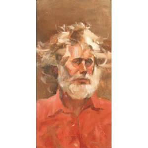 Stanislaw Mazuś (b. 1940), Self-portrait, 1988