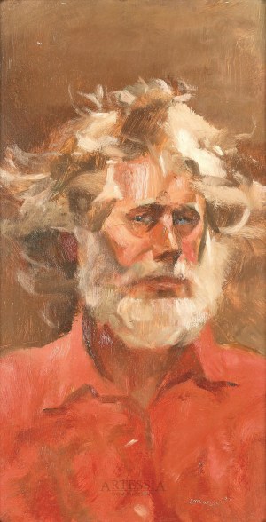 Stanisław Mazuś (ur. 1940), Autoportret, 1988