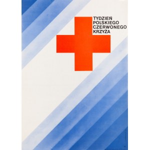 proj. Leszek HOŁDANOWICZ (1937-2020), Tydzień polskiego Czerwonego Krzyża, 1970