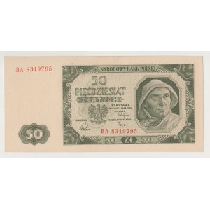 50 złotych 1948 seria BA