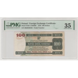 PEKAO $100 1979 HK Serie selten