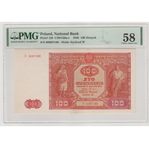 100 Zloty 1946 Serie R Großbuchstabe