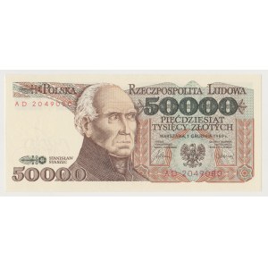 50.000 złotych 1989 - AD