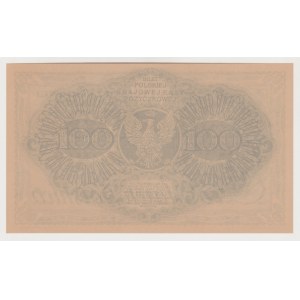 Nachdruck 100 Mark 02.1919 ohne Nummerierung und Vermerk RARE