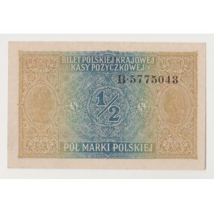½ marki 1916 Generał seria B