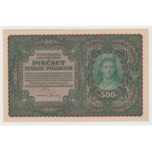 500 Mark 08.1919 II Serie B seltener