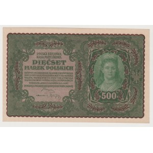 500 Mark 08.1919 II Serie AF selten