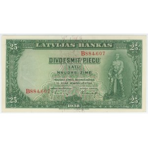 Latvia 25 Latu 1938