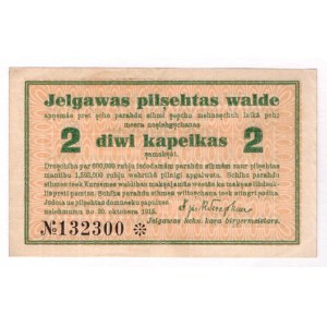 Latvia Jelgava (Mitau) 2 Kopeks 1915