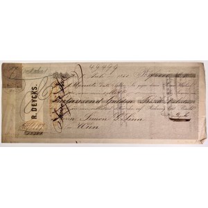 Czech Republic R.Deycks Bill of Exchange for 4000 Gulden Brunn (Brno) 1858