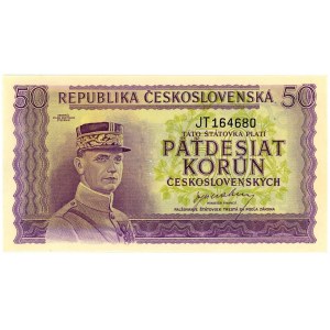Czechoslovakia 50 Korun 1945 (ND) Specimen