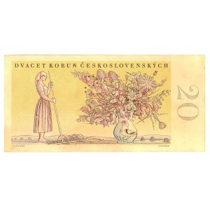 Czechoslovakia 20 Korun 1949 Specimen