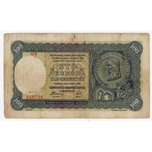 Slovakia 100 Korun 1940