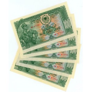 Albania 5 x 100 Leke 1957