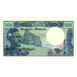 New Hebrides 500 Francs 1970 (ND)