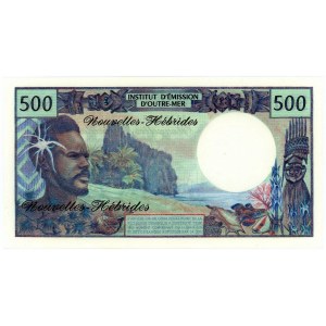 New Hebrides 500 Francs 1979 (ND)