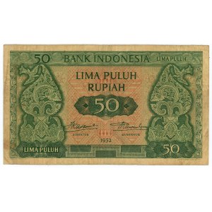 Indonesia 50 Rupiah 1952